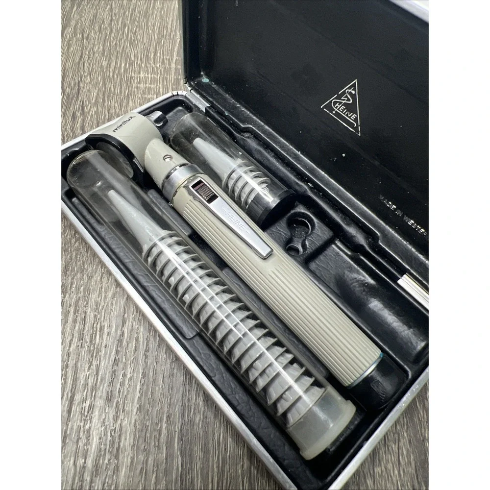 VTG HEINE Minilux Otoscope Medical ENT Western Germany As Is For Parts!